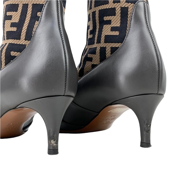 FENDI Rockoko Heel Boots - Picture 5 of 9